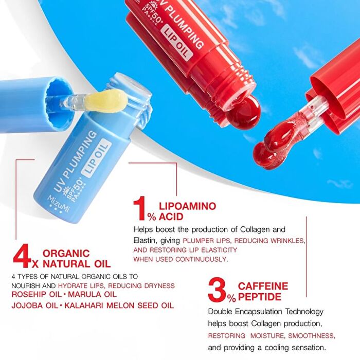 UV Plumping Lip Oil SPF 50+ PA++++ - 03 Champagne