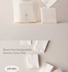 Heveblue Bleach-Free Biodegradable Stretchy 100% Cotton Pads - 60 pcs
