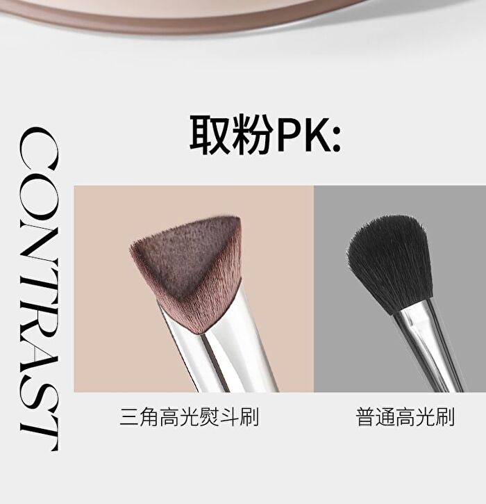Novo Triangle Iron Highlighting Brush - Black
