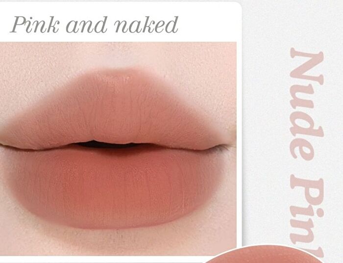 Floating Light Series Soft Mist Kiss Non-Stick Cup Lipstick - 6 Colors - 118# Rose Bean Paste - 1g