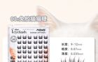 Light Feather Glue Free False Eyelash - 3 Types - 01# Little Deer Horn (9-12mm x 36 pcs)