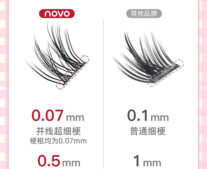 Light and Flexible Glue-Free False Eyelashes - 3 Types - 01# Foxy (8-13mm x 36 pcs)