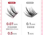 Light and Flexible Glue-Free False Eyelashes - 3 Types - 01# Foxy (8-13mm x 36 pcs)