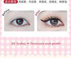 Light and Flexible Glue-Free False Eyelashes - 3 Types - 01# Foxy (8-13mm x 36 pcs)