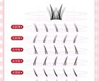 Light and Flexible Glue-Free False Eyelashes - 3 Types - 01# Foxy (8-13mm x 36 pcs)