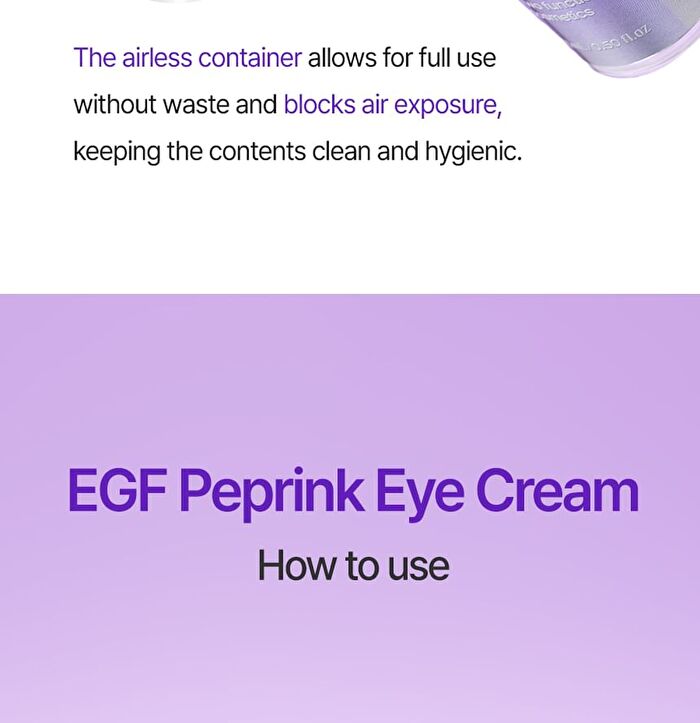 EGF Peprink Eye Cream - 15ml
