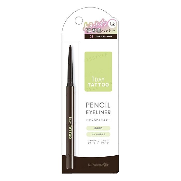 1 Day Tattoo Pencil Eyeliner - 01 Silk Black