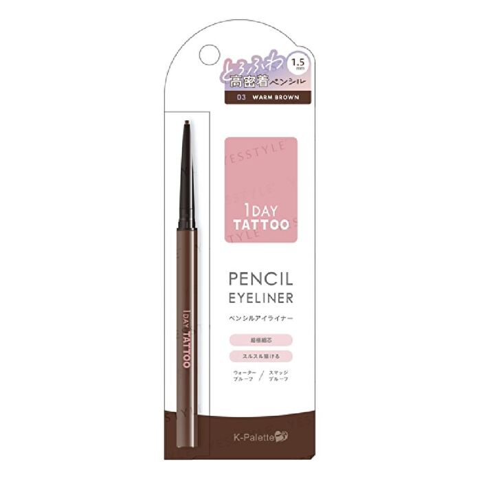 1 Day Tattoo Pencil Eyeliner - 02 Dark Brown