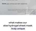 glow Aloe Hydrogel Sheet Mask Set - 22g x 3 sheets