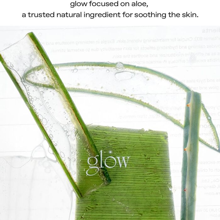 glow Aloe Hydrogel Sheet Mask Set - 22g x 3 sheets