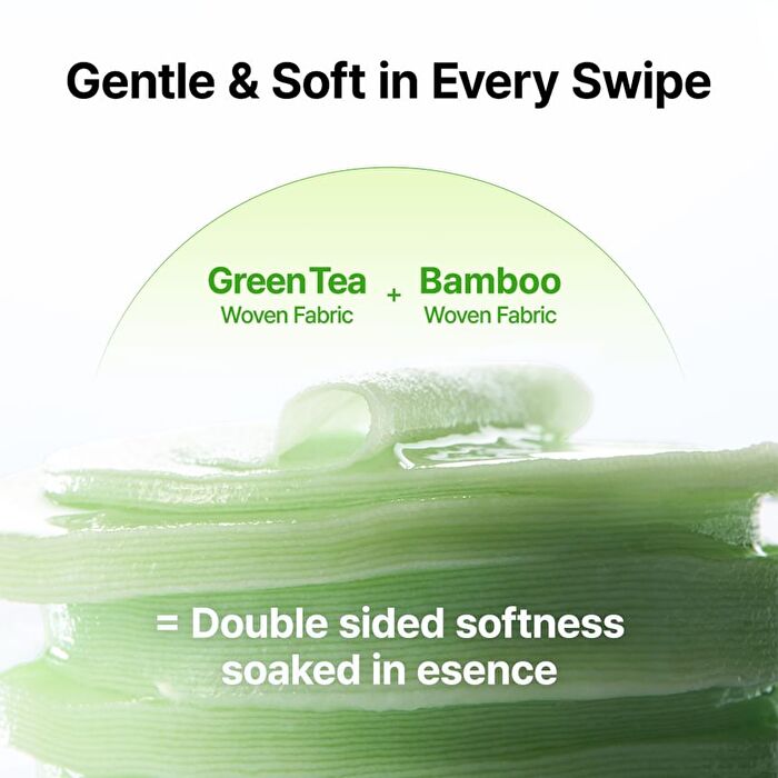 Green Tea & Ceramide Calming Toner Pad - 70 pads