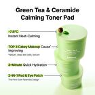 Green Tea & Ceramide Calming Toner Pad - 70 pads