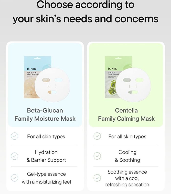 Beta-Glucan Family Moisture Mask - 25ml x 1 sheet
