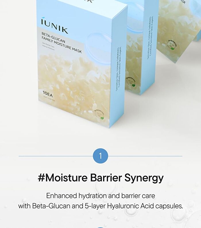 Beta-Glucan Family Moisture Mask - 25ml x 1 sheet