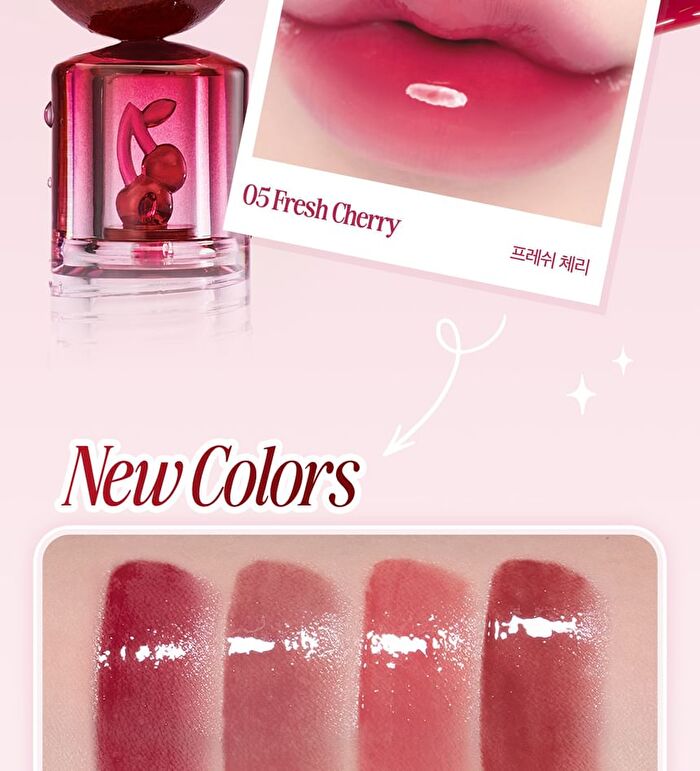 Crystal Glam Tint Cherry Series - 4 Colors - #27 Honey Cherry