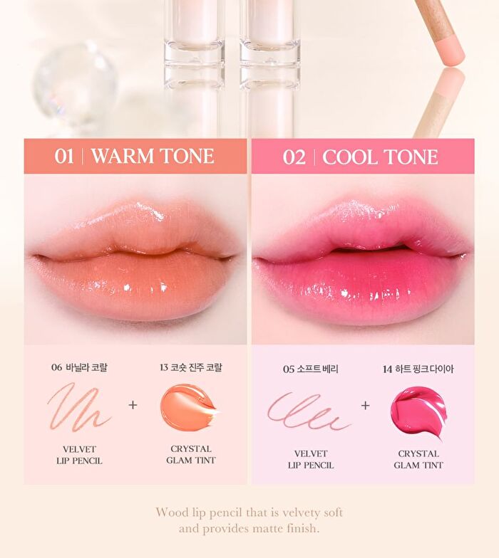 Velvet Lip Pencil Set - 12 Colors - #09 Mocha Rose