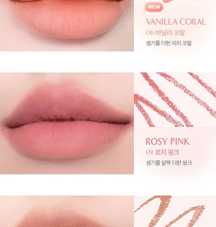 Velvet Lip Pencil Set - 12 Colors - #10 Cozy Nude