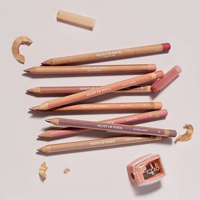 Velvet Lip Pencil Set - 12 Colors - #13 Muted Mauve