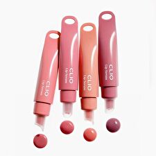 Clio Glaze Lip Serum Set - 4 Colors - #01 Soft Fig