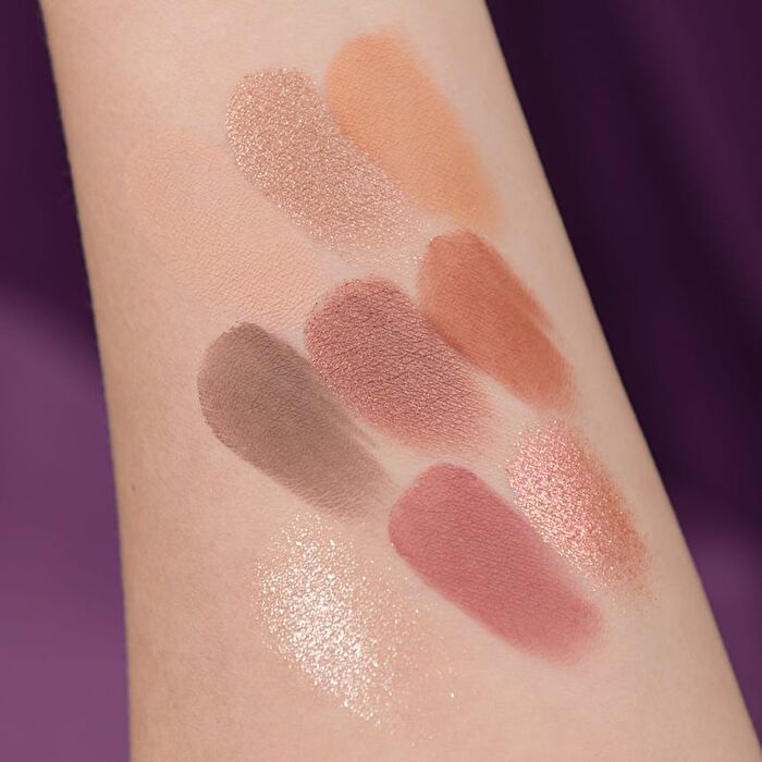 Light Phantom 9 Colors Eyeshadow Palette - 4 Types - #01 Coconut Latte Brown - 1g x 9