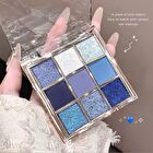 Light Phantom 9 Colors Eyeshadow Palette - 4 Types - #02 Caramelized Red - 1g x 9