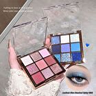 Light Phantom 9 Colors Eyeshadow Palette - 4 Types - #02 Caramelized Red - 1g x 9