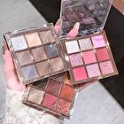 Light Phantom 9 Colors Eyeshadow Palette - 4 Types - #02 Caramelized Red - 1g x 9