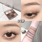 Light Phantom 9 Colors Eyeshadow Palette - 4 Types - #02 Caramelized Red - 1g x 9