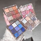 Light Phantom 9 Colors Eyeshadow Palette - 4 Types - #04 Snow Glacier Blue - 1g x 9