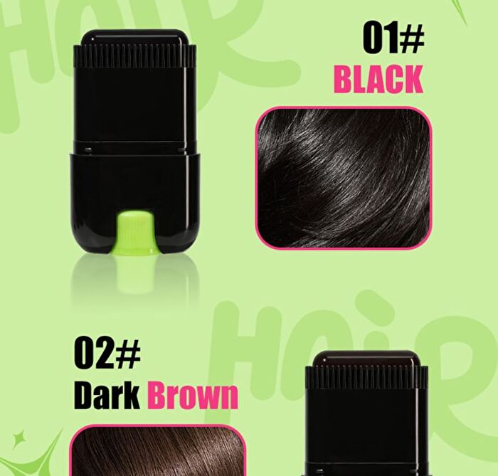 Mlsmile Hair Wand Quick Coloring Stick - 3 Colors - #01 Black - 15g