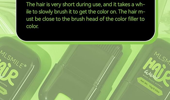 Mlsmile Hair Wand Quick Coloring Stick - 3 Colors - #03 Coffee - 15g