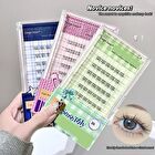 Lower Eyelashes- 6 Types - #01 White Moonlight - 36 Clusters