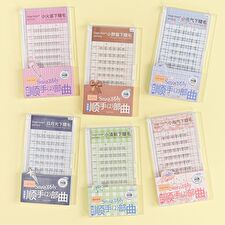 Gege Bear Lower Eyelashes- 6 Types - #01 White Moonlight - 36 Clusters