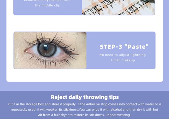 Lower Eyelashes- 6 Types - #04 Vitolity - 36 Clusters