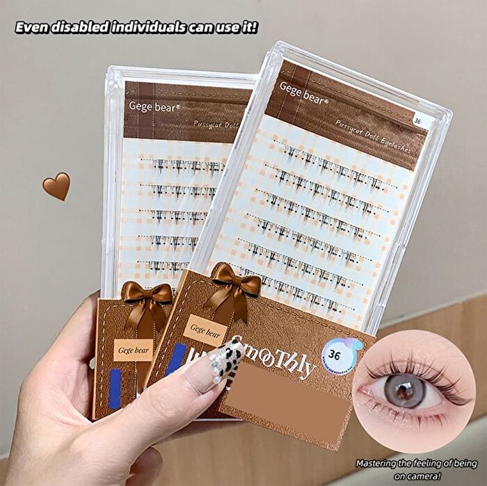 Lower Eyelashes- 6 Types - #04 Vitolity - 36 Clusters