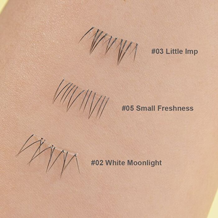 Lower Eyelashes- 6 Types - #05 Small Freshness - 36 Clusters