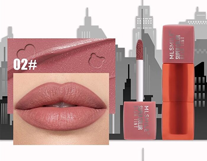 Super Color Bear Lip Tint - 6 Colors - #01 - 7ml