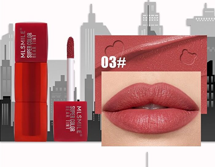 Super Color Bear Lip Tint - 6 Colors - #01 - 7ml