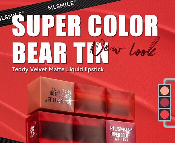 Super Color Bear Lip Tint - 6 Colors - #01 - 7ml