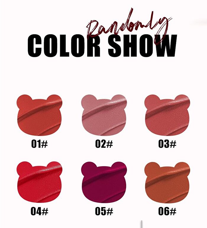 Super Color Bear Lip Tint - 6 Colors - #01 - 7ml