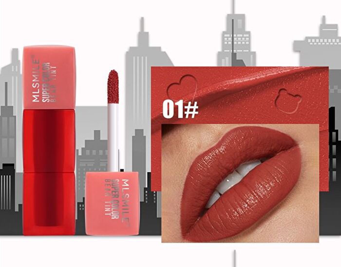 Super Color Bear Lip Tint - 6 Colors - #01 - 7ml
