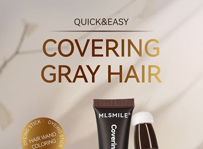 Mlsmile Covering Gray Hair - 3 Colors - #01 Black - 20ml