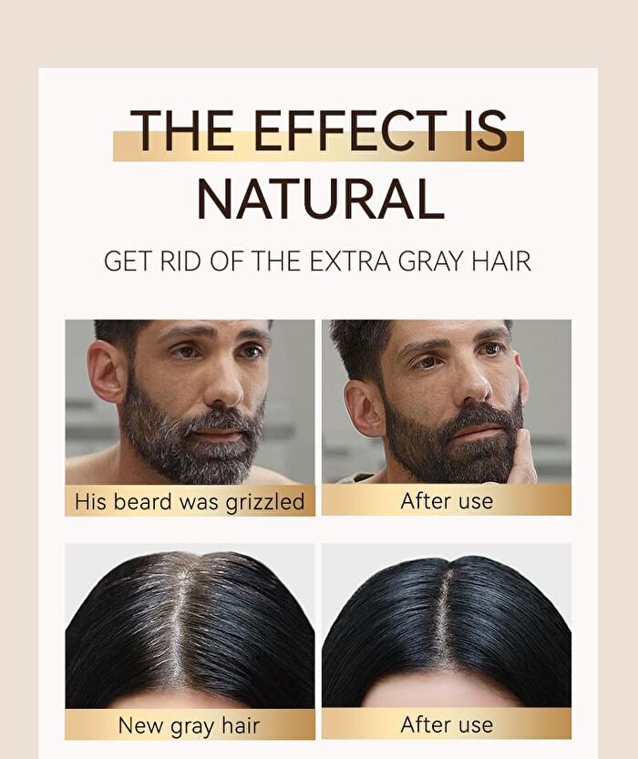 Covering Gray Hair - 3 Colors - #02 Dark Brown - 20ml
