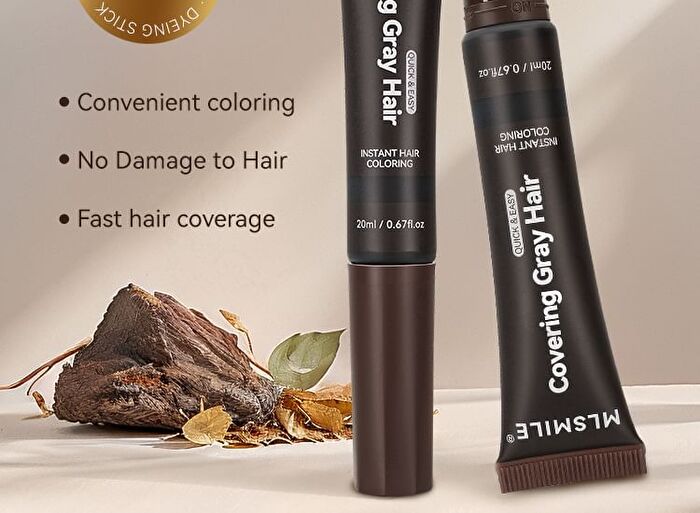 Covering Gray Hair - 3 Colors - #02 Dark Brown - 20ml