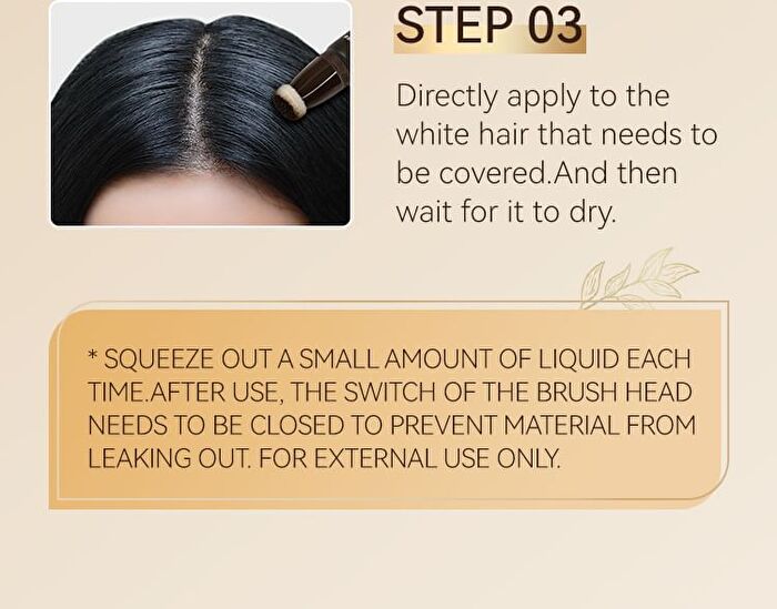 Covering Gray Hair - 3 Colors - #03 Coffee - 20ml