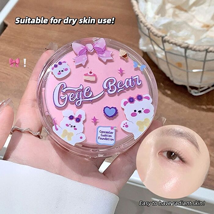 Water Mist Moisturizing Concealer Cushion Cream - 2 Shades - #01 Ivory - 12g*2