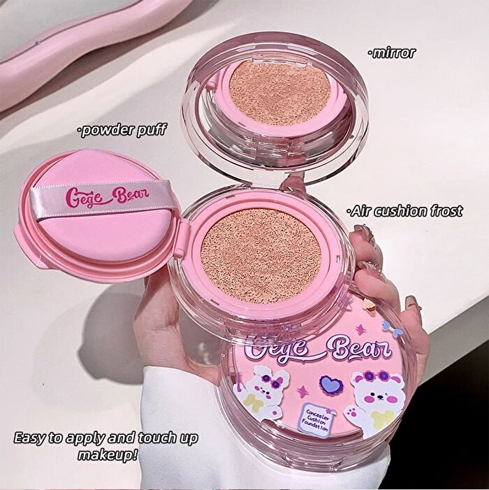 Water Mist Moisturizing Concealer Cushion Cream - 2 Shades - #01 Ivory - 12g*2