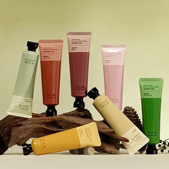 Watercome Moisturizing Perfumed Hand Cream - 7 Flavors - White Tea  - 40g
