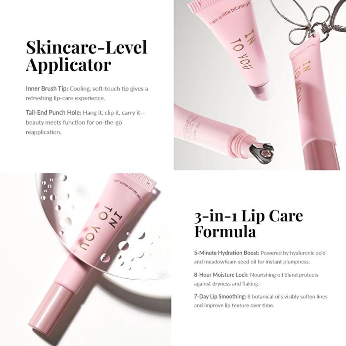 Into You Bare Tint Lip Balm - 4 Colors - #BT04 Feather Peach - 9ml