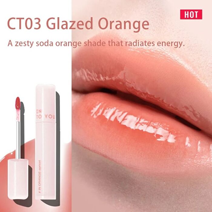 Into You Water Coating Lip Tint - 6 Colors - #CT02 Apricot Mist - 2.6g